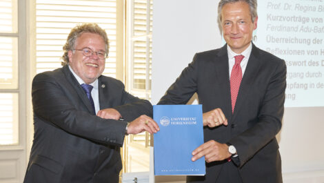 Uni Hohenheim verleiht Ehrendoktor an Markwart von Pentz