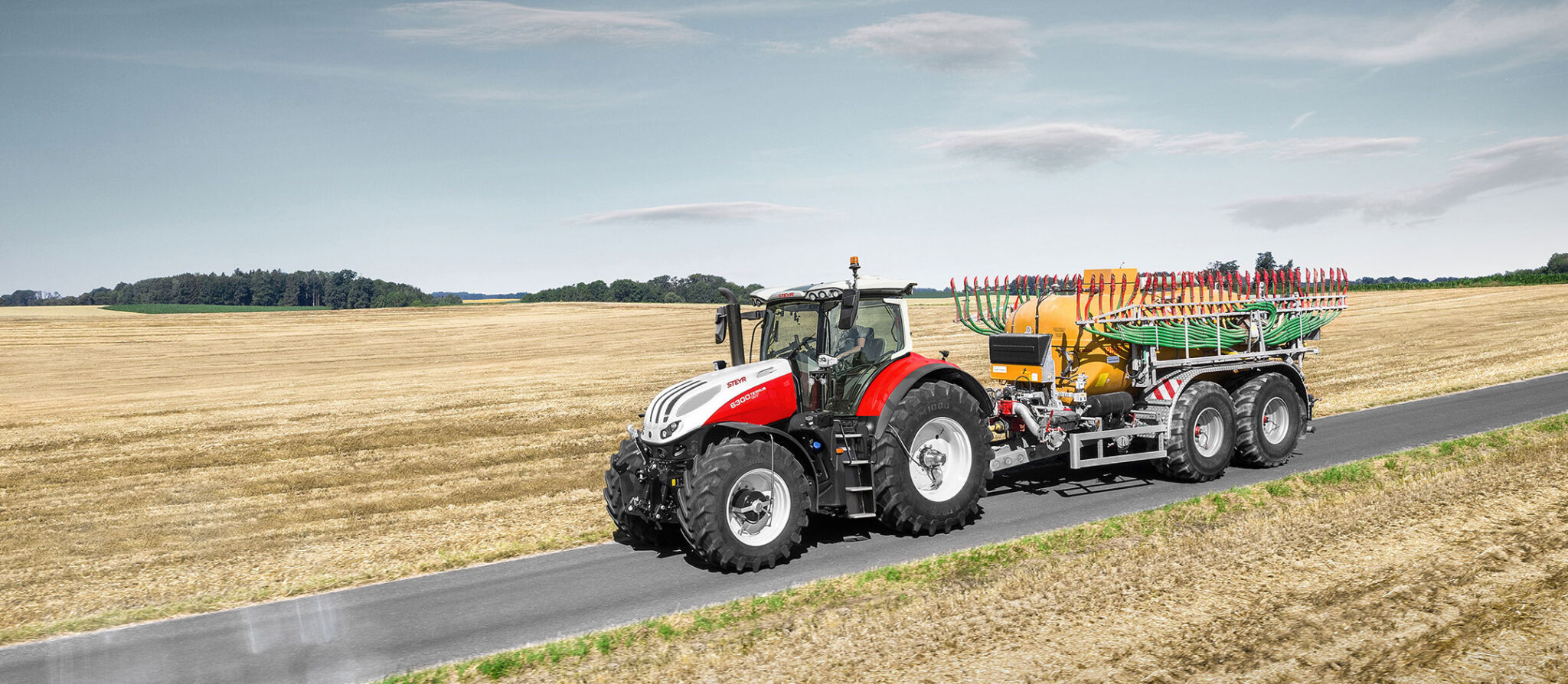 Steyr-Traktoren jetzt mit zentraler Reifendruckregelung - AGRARTECHNIK