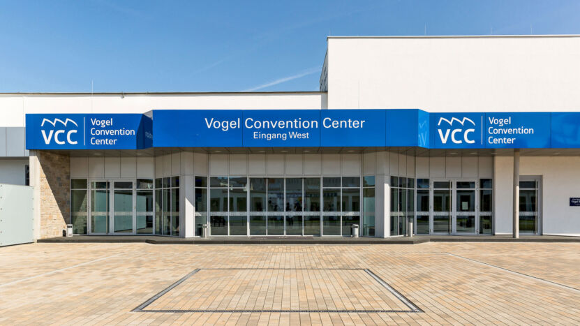 Neuer Veranstaltungsort: Das Vogel Convention Center. - Copyright: VCC Würzburg