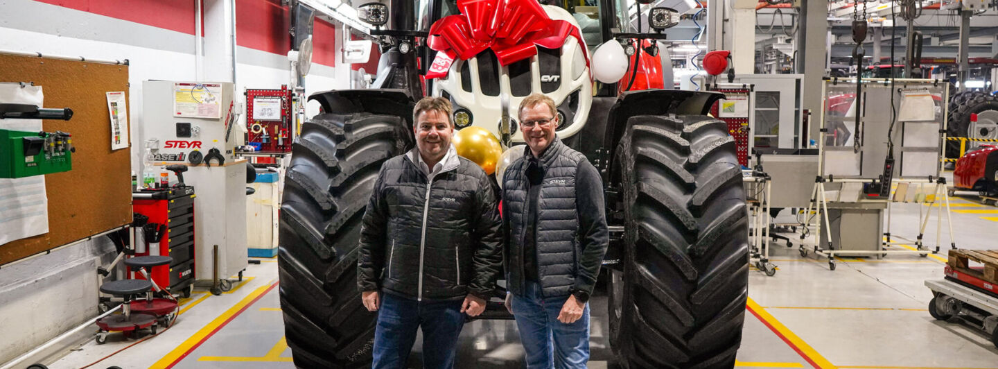 CNH baute 2022 in St. Valentin 10.000 Traktoren