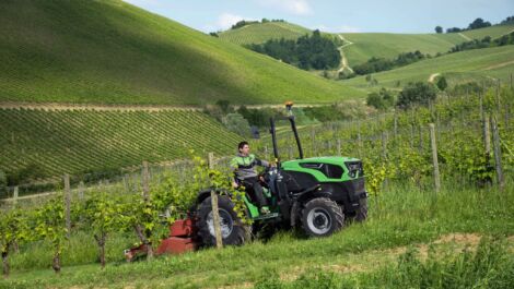 Deutz-Fahr stellt neue Traktoren für Obst- und Weinbau vor