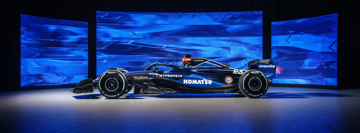 Komatsu steigt mit Williams Racing wieder in die Formel 1 ein