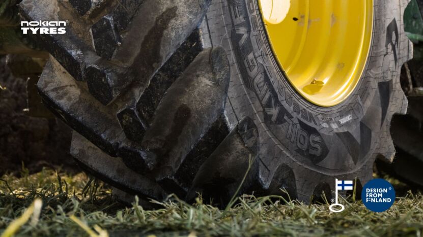 Der Nokian Tyres Soil King VF ist der erste Traktorreifen, der mit der Flexforce® VF-Reifentechnologie ausgestattet ist. 