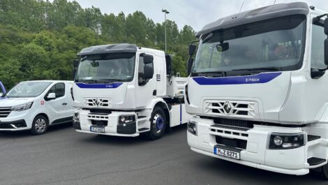 Renault Trucks präsentiert vollelektrische Baustellen-Fahrzeuge